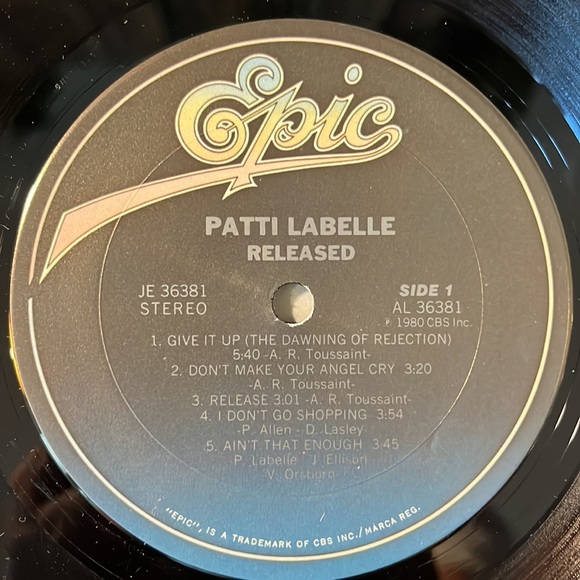 Patti Labelle - “Released” Vinyl LP - Picture 4 of 5